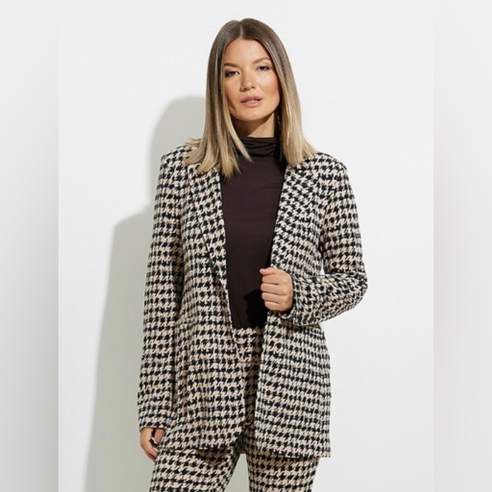 Joseph Ribkoff Houndstooth Blazer Size 20